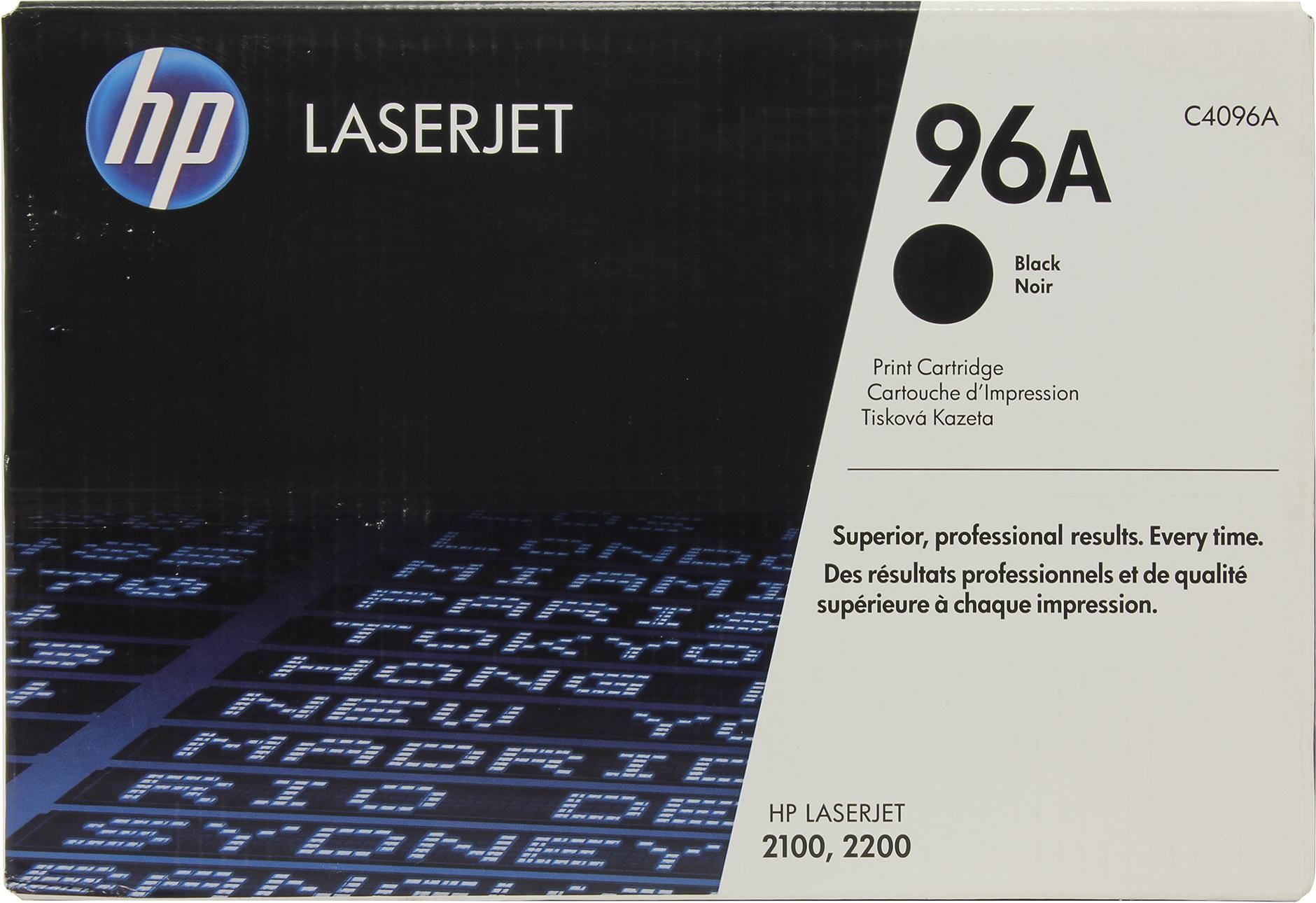 

Картридж HP 96A C4096A Black, Черный