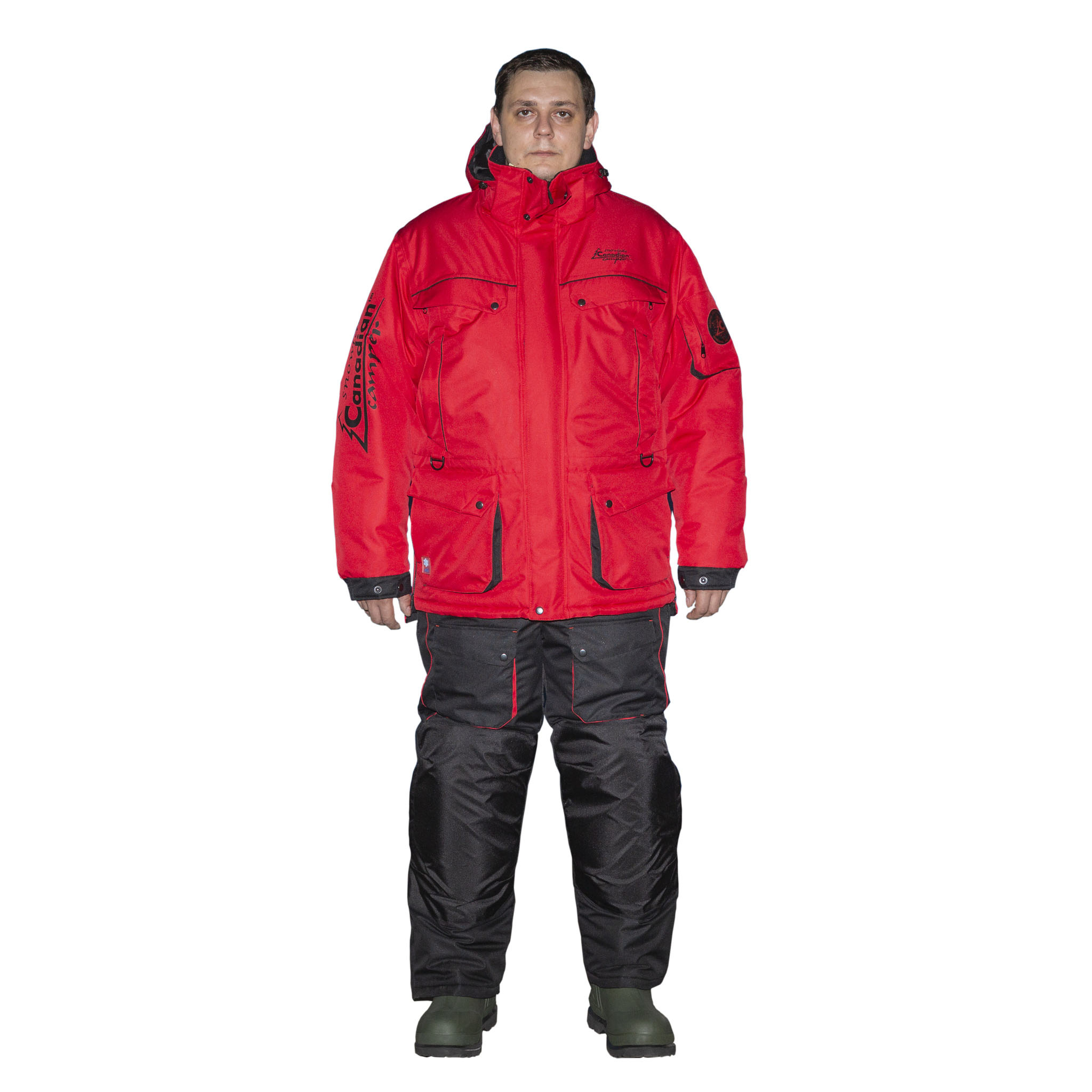 Костюм Canadian Camper Snow Lake Pro, black/ red, 3XL, 188-194