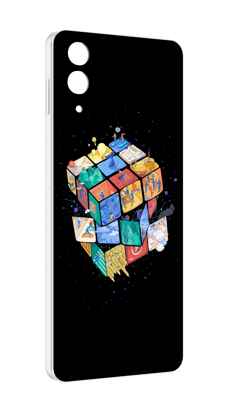 

Чехол MyPads Кубик-Рубика для Samsung Galaxy Z Flip 4 (SM-F721), Прозрачный, Tocco