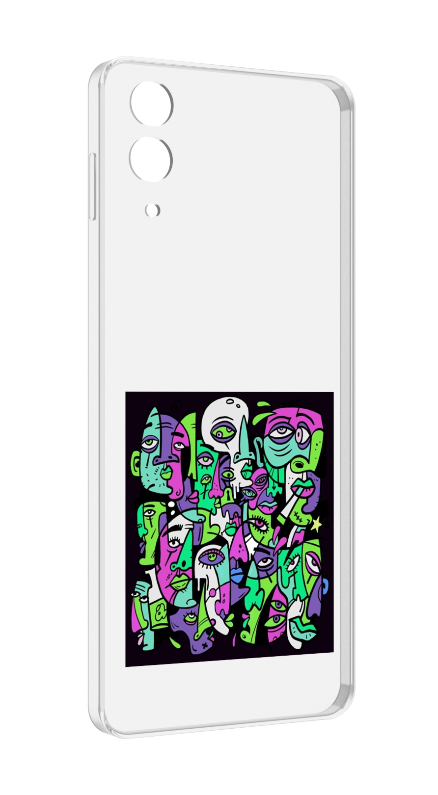 

Чехол MyPads Кривой эфир ATL для Samsung Galaxy Z Flip 4 (SM-F721), Прозрачный, Tocco