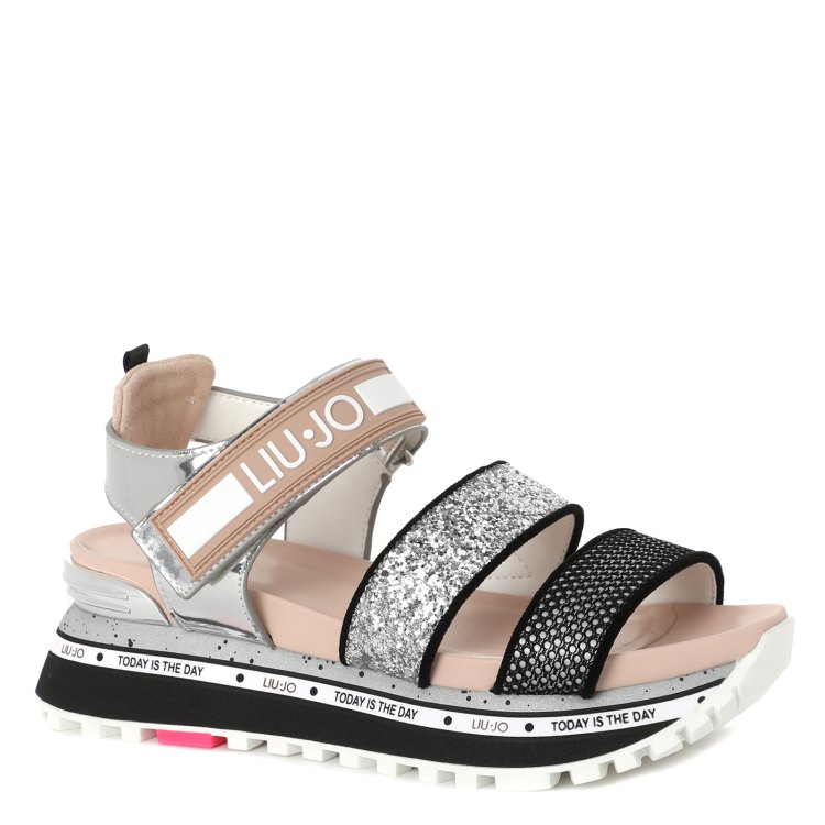 

Сандалии женские Liu Jo BA2219 серебристые 37 EU, BA2219