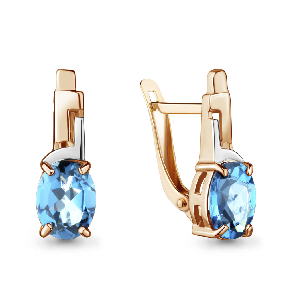 

Серьги из серебра с топазом Aquamarine 4469405_925_з, 4469405_925_з