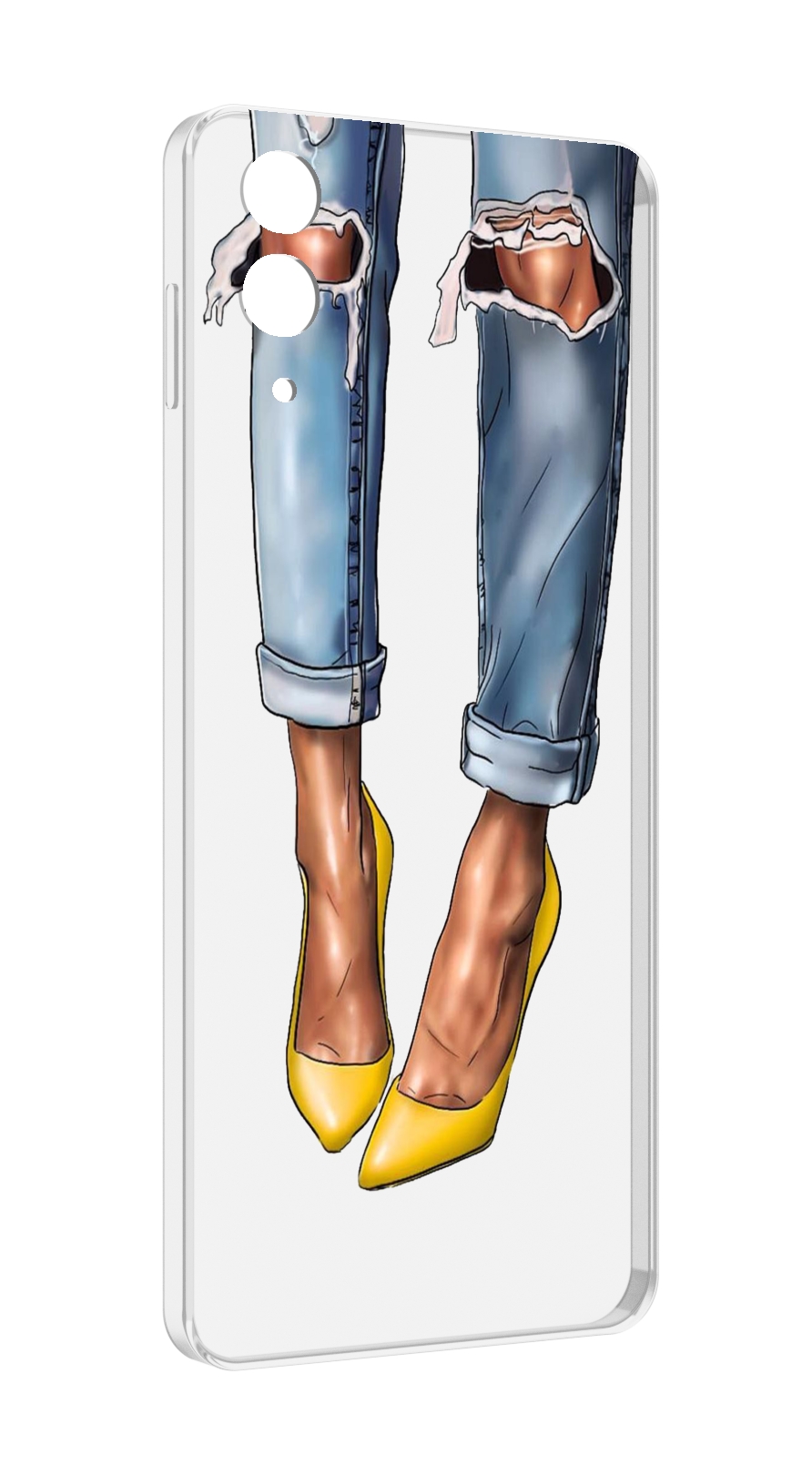 Чехол MyPads Красивые-туфли для Samsung Galaxy Z Flip 4 (SM-F721)