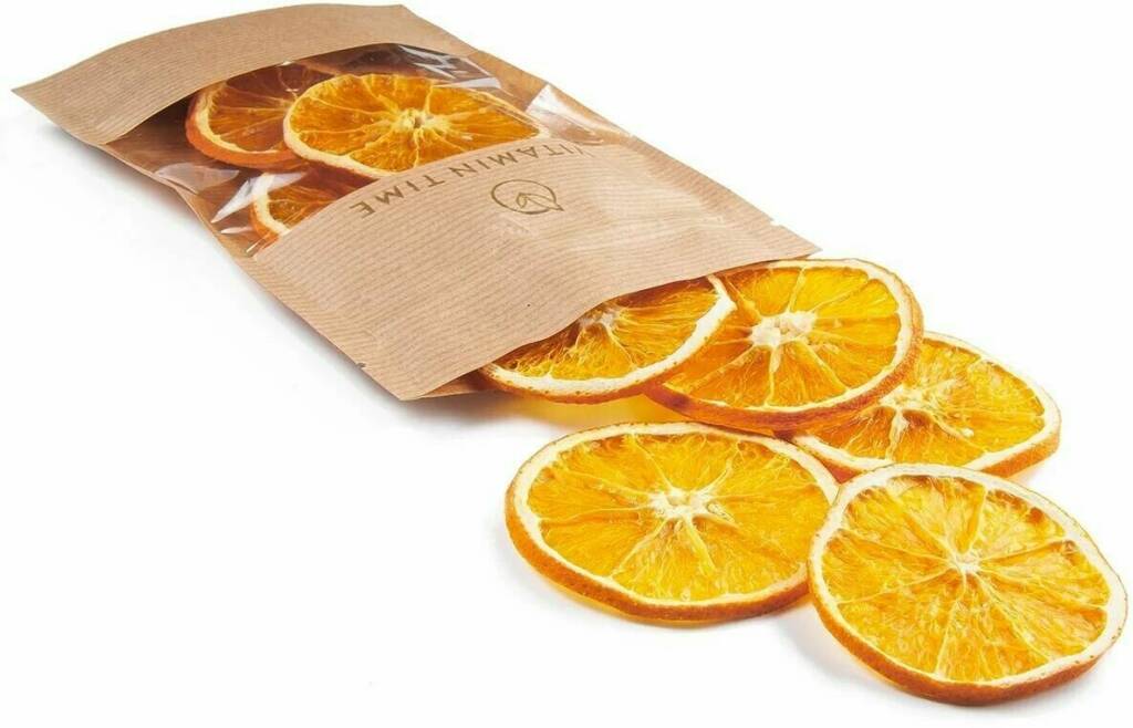 Фрипсы Апельсин (фруктовые чипсы) без сахара, фруктовые снеки, сухофрукты, 60 г. 2 шт