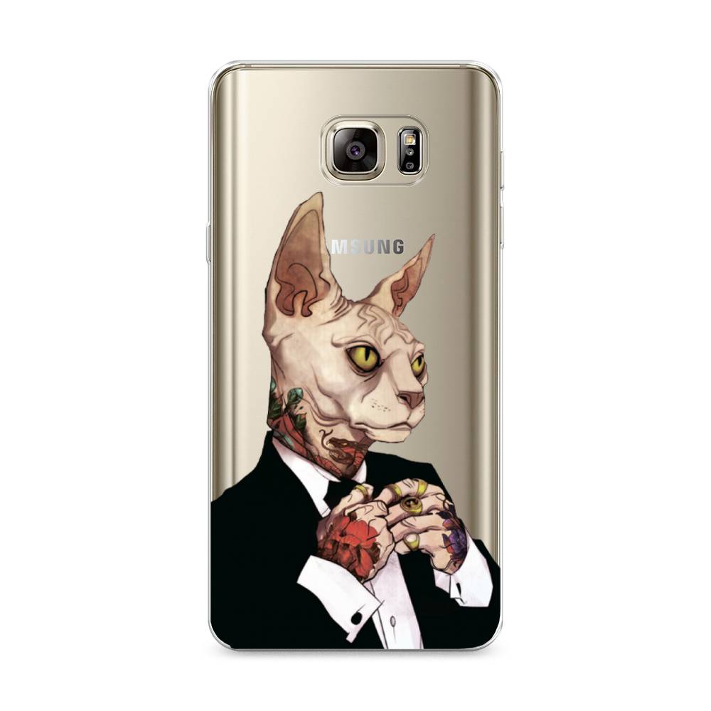 

Чехол Awog на Samsung Galaxy Note 5 / Самсунг Note 5 "Татуированный сфинкс", Бежевый;черный;красный, 23550-7