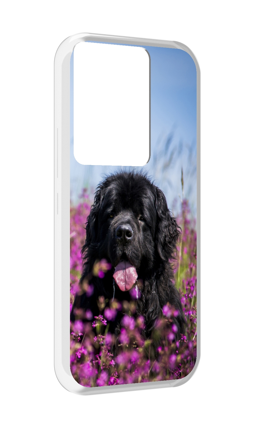 

Чехол MyPads ньюфаундлед для Itel Vision 3 Plus / Itel P38 Pro, Прозрачный, Tocco