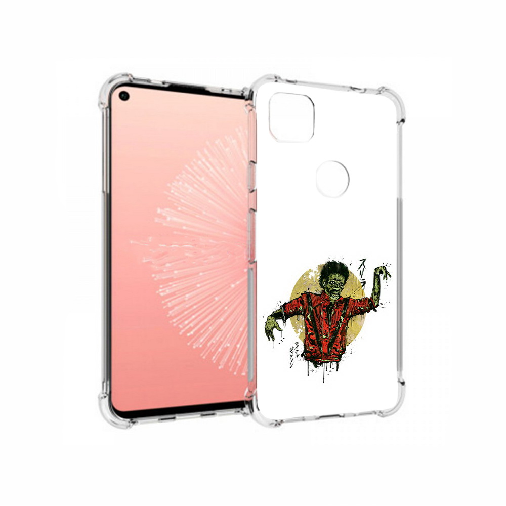 

Чехол MyPads Tocco для Google Pixel 4A Зомби, Прозрачный, Tocco
