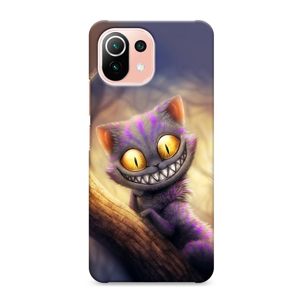 фото Пластиковый чехол "cheshire cat" на xiaomi mi 11 lite awog