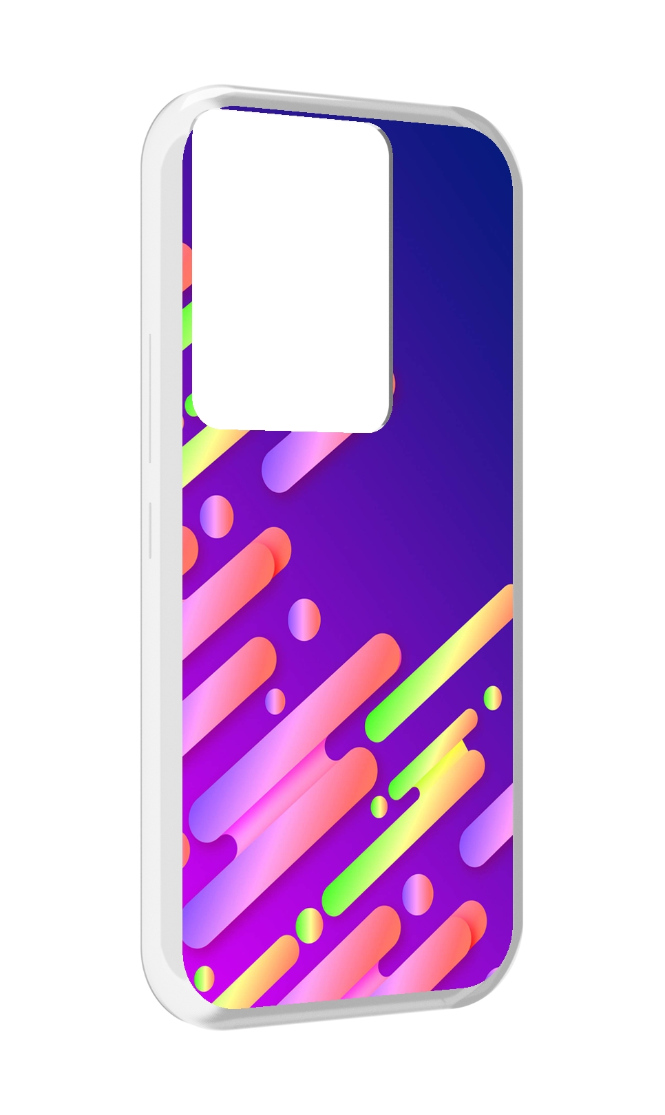

Чехол MyPads неоновый-фон для Itel Vision 3 Plus / Itel P38 Pro, Прозрачный, Tocco