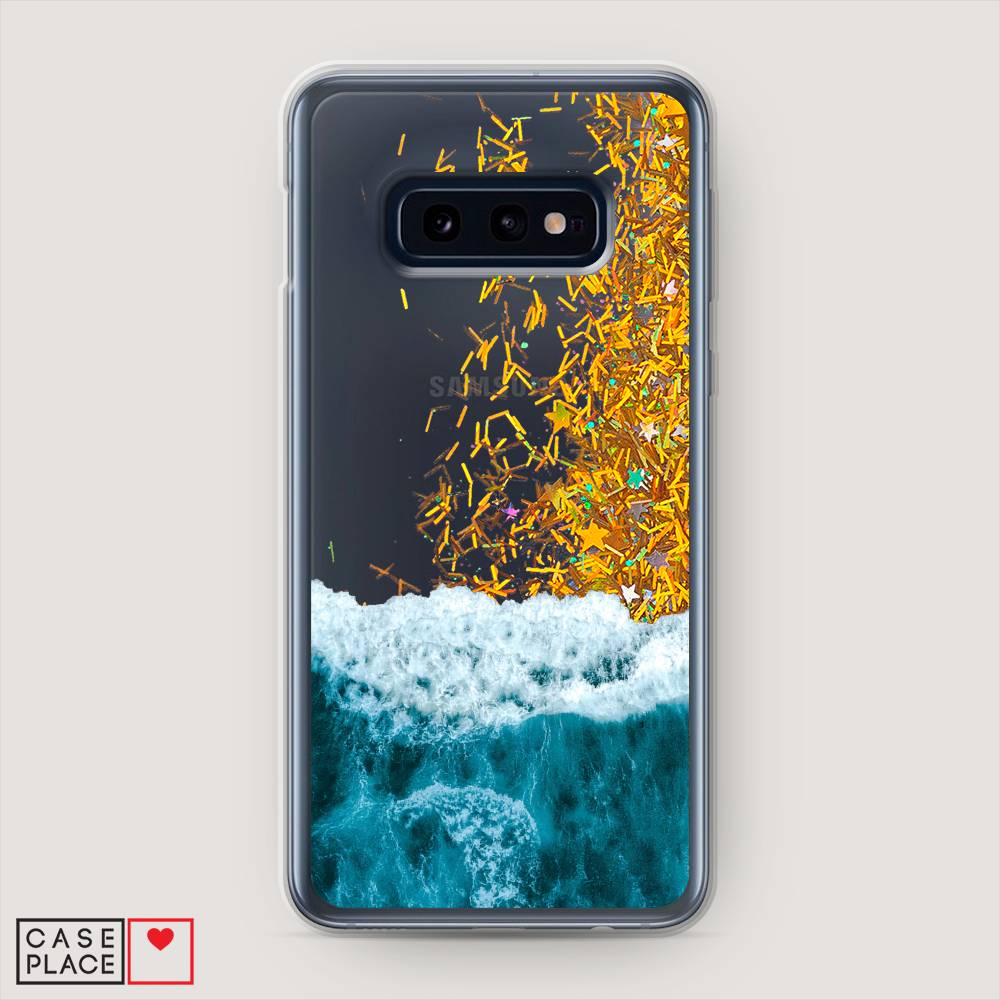 

Жидкий чехол с блестками "Морская пучина" на Samsung Galaxy S10E, 27290-1
