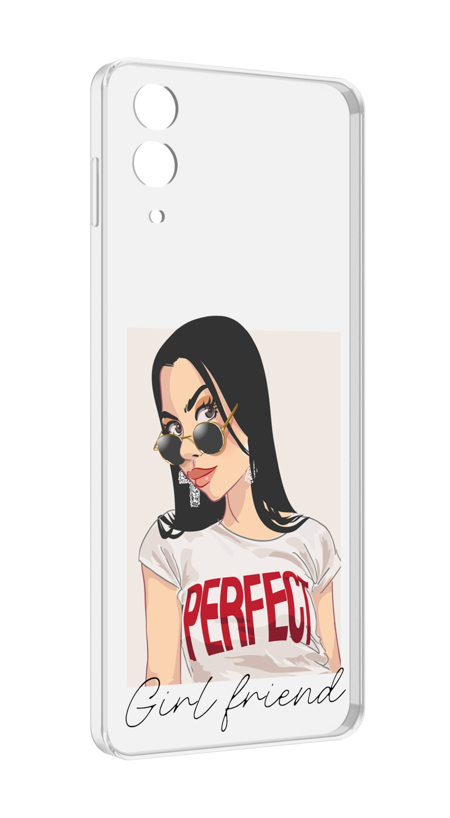 

Чехол MyPads Девушка-с-сережками женский для Samsung Galaxy Z Flip 4 (SM-F721), Прозрачный, Tocco