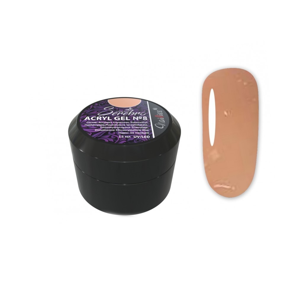 

Акригель Acryl Gel Serebro №008, 15 мл