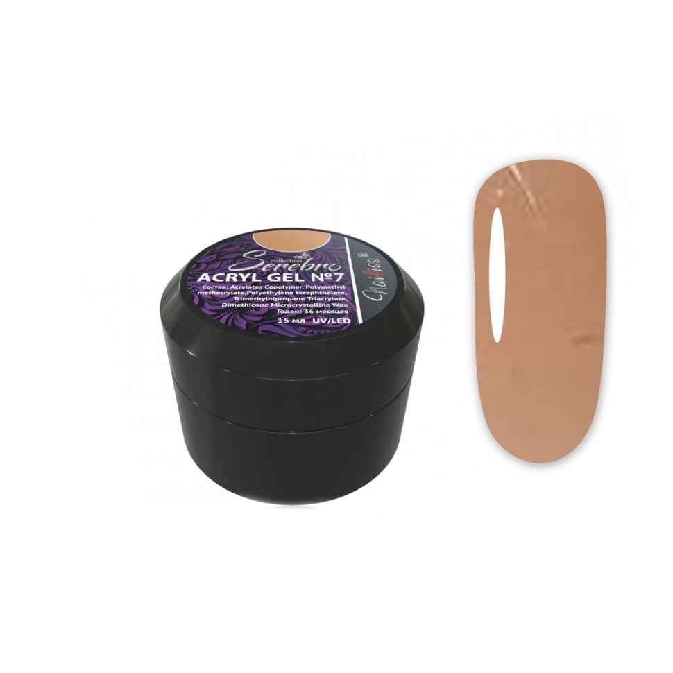 

Акригель Acryl Gel Serebro №007, 15 мл