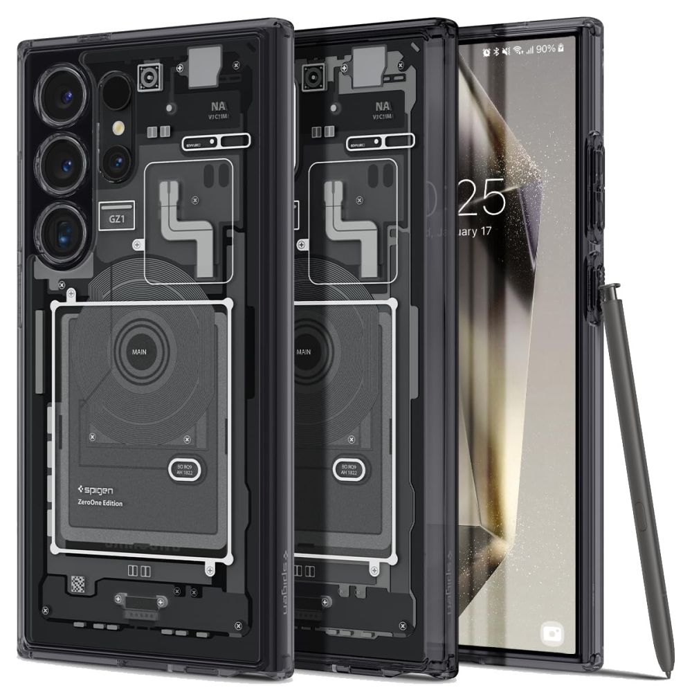 

Защитный чехол SPIGEN Ultra Hybrid Zero One для GALAXY S24 Ultra серый ACS07293