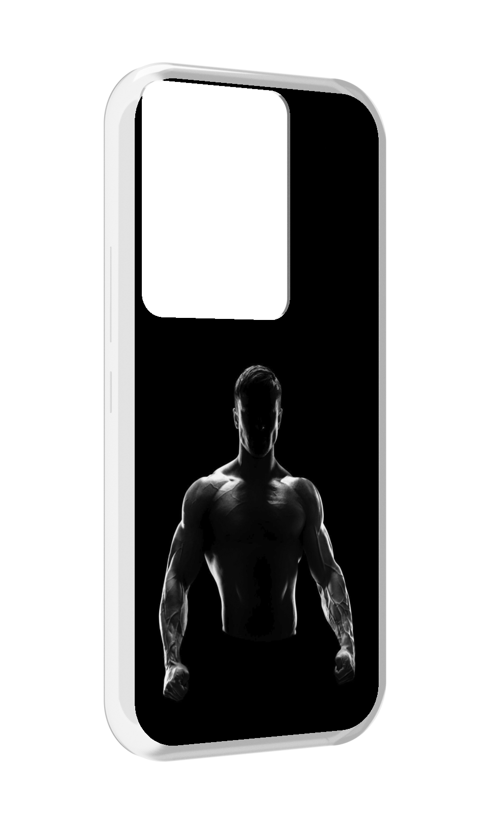 

Чехол MyPads накаченный мужчина в тени мужской для Itel Vision 3 Plus / Itel P38 Pro, Прозрачный, Tocco