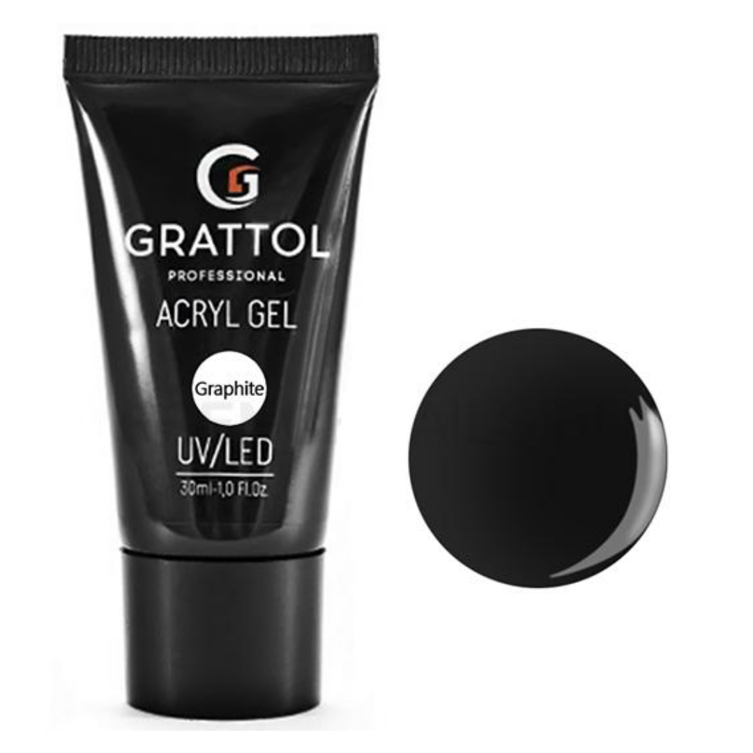 

Акригель Acryl Gel №012 Grattol Graphite (GTAG12), 30 мл