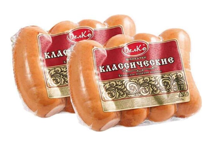 

Шпикачки ДелКо Классические 460 г