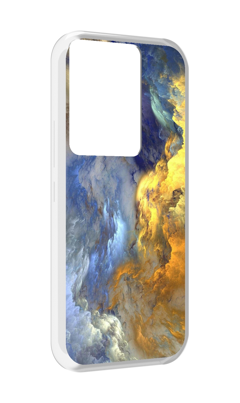 

Чехол MyPads мраморное небо для Itel Vision 3 Plus / Itel P38 Pro, Прозрачный, Tocco
