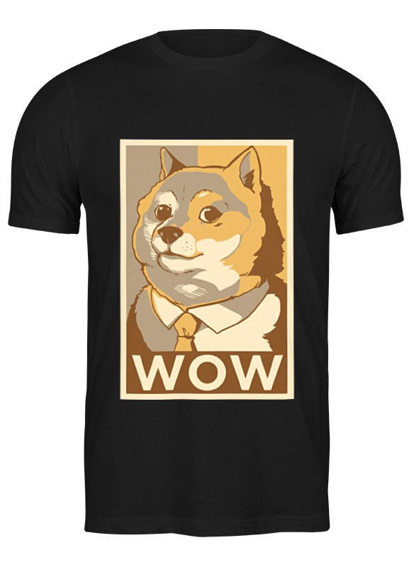 

Футболка мужская Printio Doge. черная M, Черный, Doge.