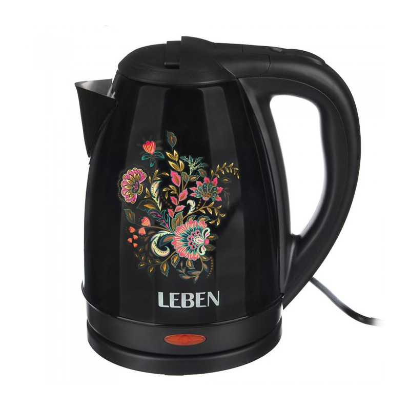 

Чайник электрический Leben Цветы 291-057 1.8 л White, Black, Цветы 291-057