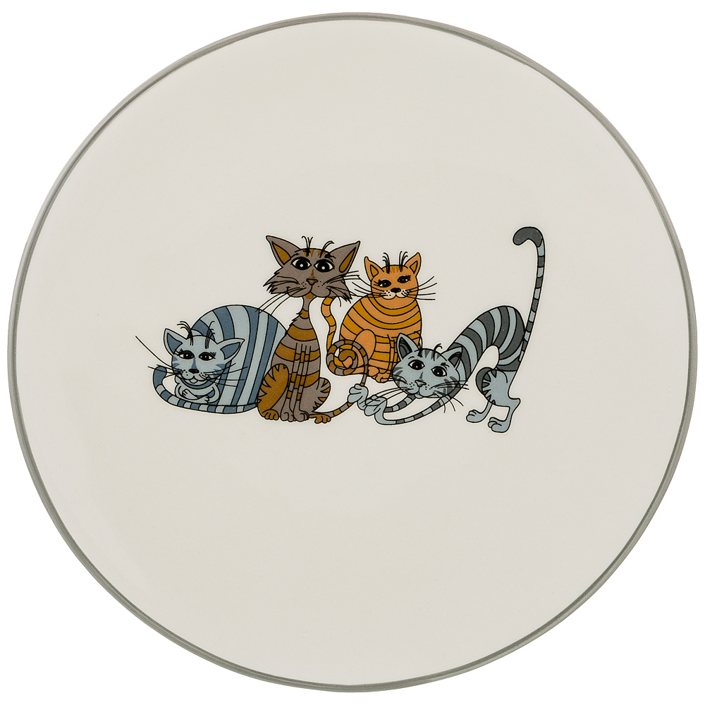 

Тарелка десертная коллекция "Озорные коты" диаметр 20 см высота 2 см Lefard_188-177, Белый, 188-177