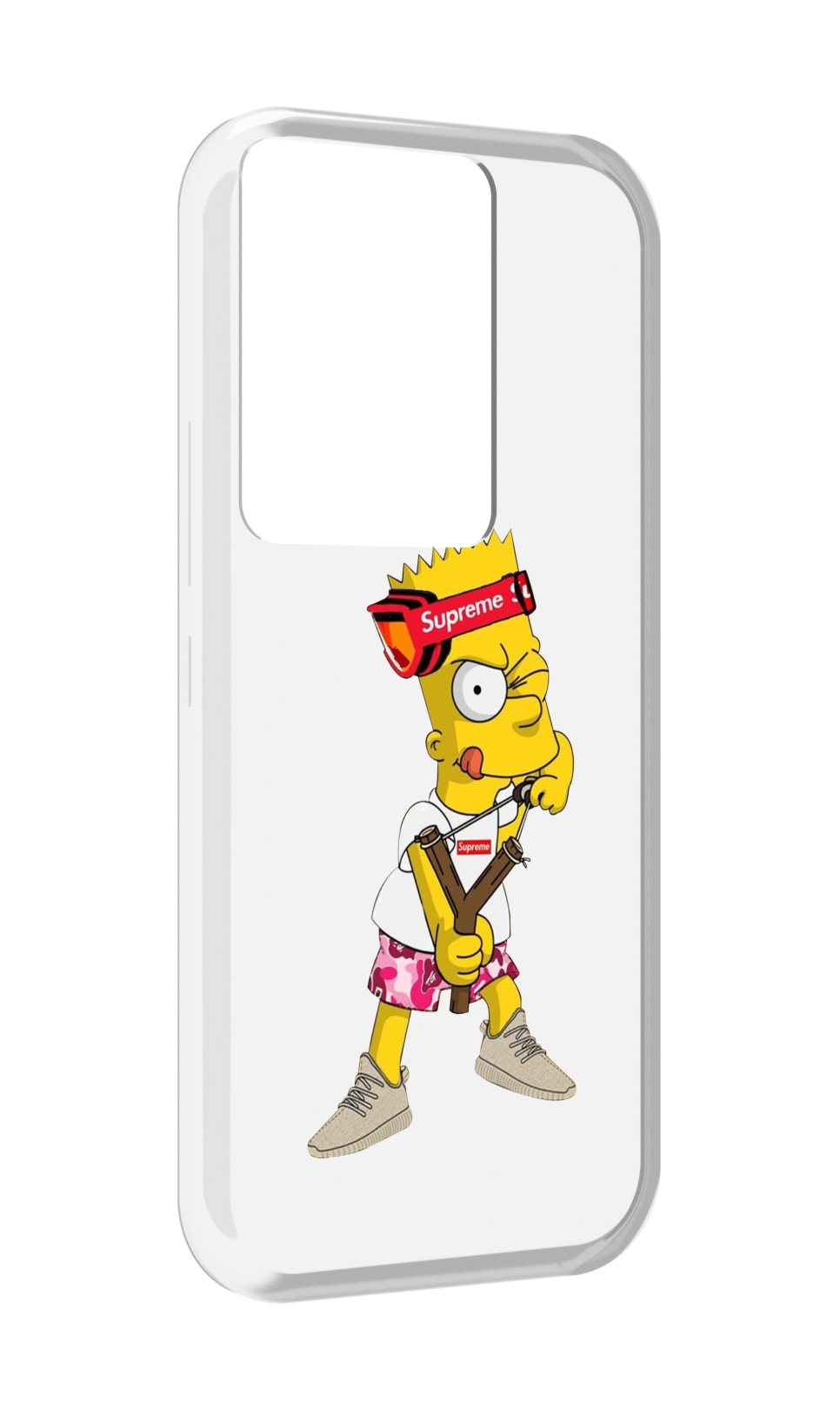 Чехол MyPads модный-барт-симпсон для Itel Vision 3 Plus / Itel P38 Pro