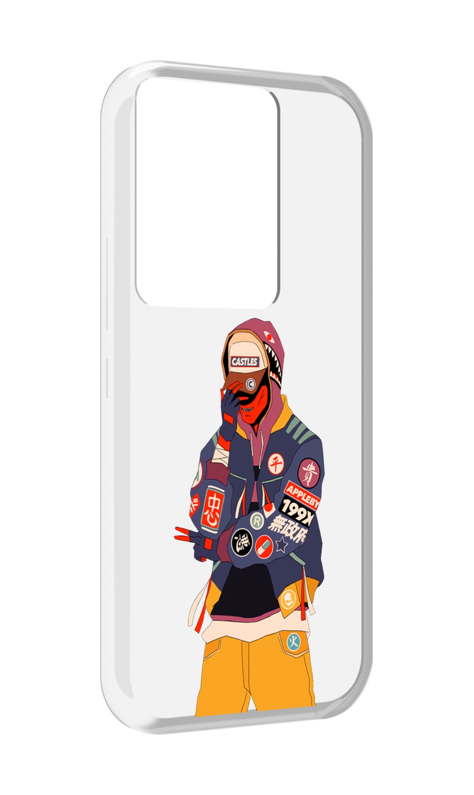 

Чехол MyPads модник для Itel Vision 3 Plus / Itel P38 Pro, Прозрачный, Tocco
