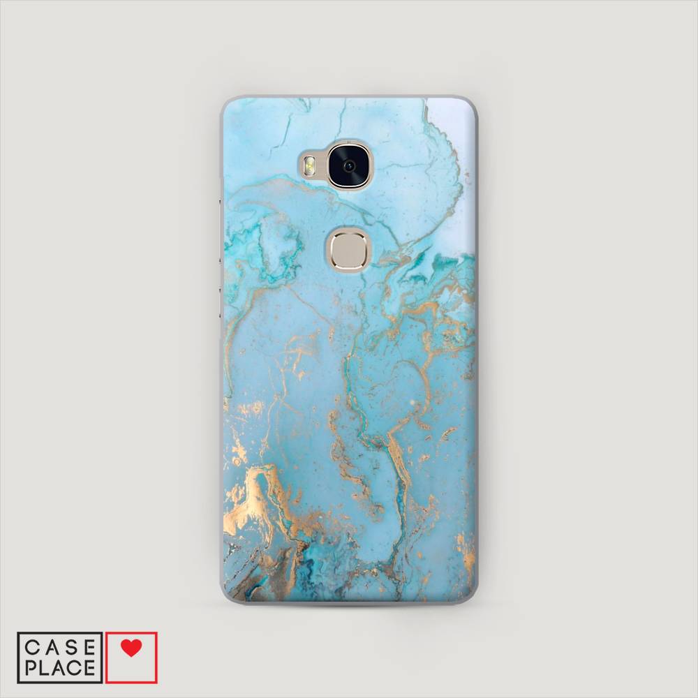 

Чехол Awog "Голубой мрамор рисунок" для Honor 5X, 60540-2