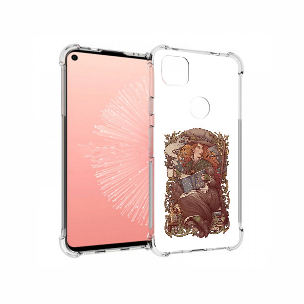 

Чехол MyPads Tocco для Google Pixel 4A Женские_126, Прозрачный, Tocco