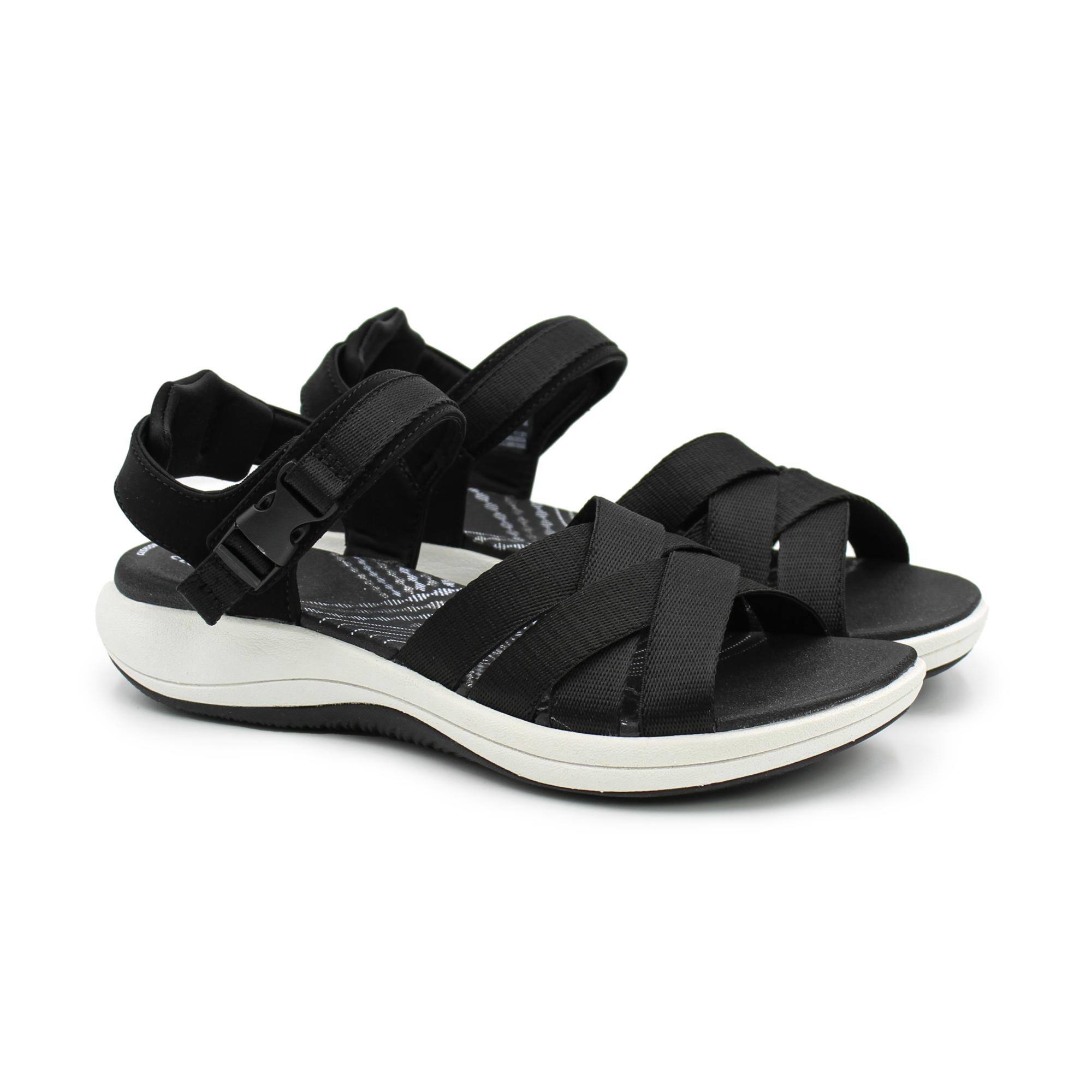 

Сандалии женские Clarks Mira Tide 26165341 черные 40 EU, Mira Tide 26165341