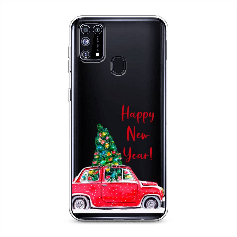 

Чехол на Samsung Galaxy M31 "Happy New Year", Красный;зеленый, 2100750-5