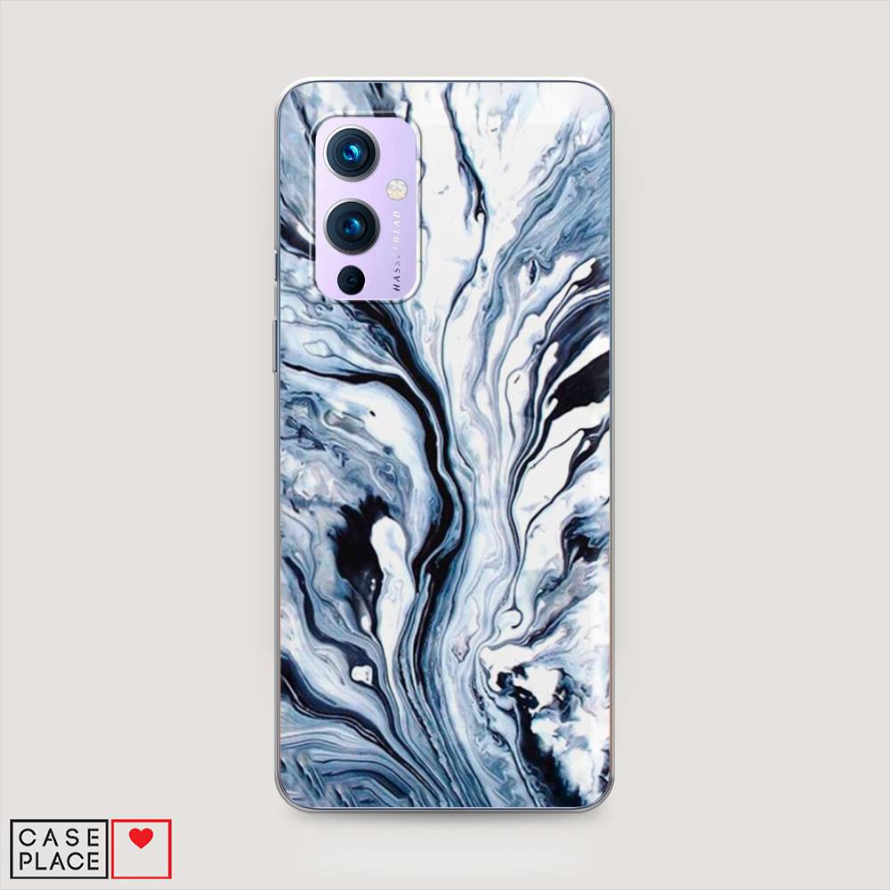 

Чехол Awog на OnePlus 9 (LE2113) / ВанПлас 9 (LE2113) "Голубой минерал мрамор", 151450-3