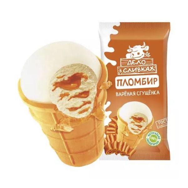 

Мороженое молочное Жужа ванильное с вареной сгущенкой БЗМЖ 60 г