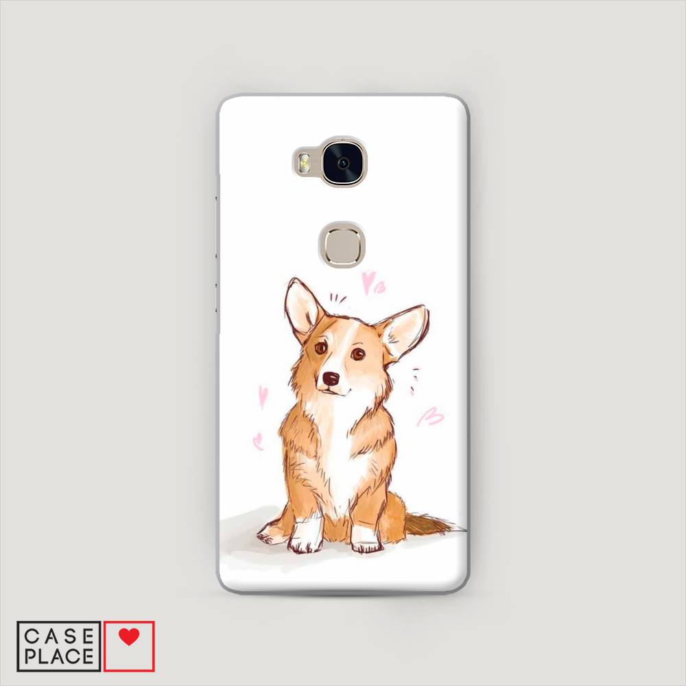 

Чехол Awog "Корги любовь" для Honor 5X, 60540-1