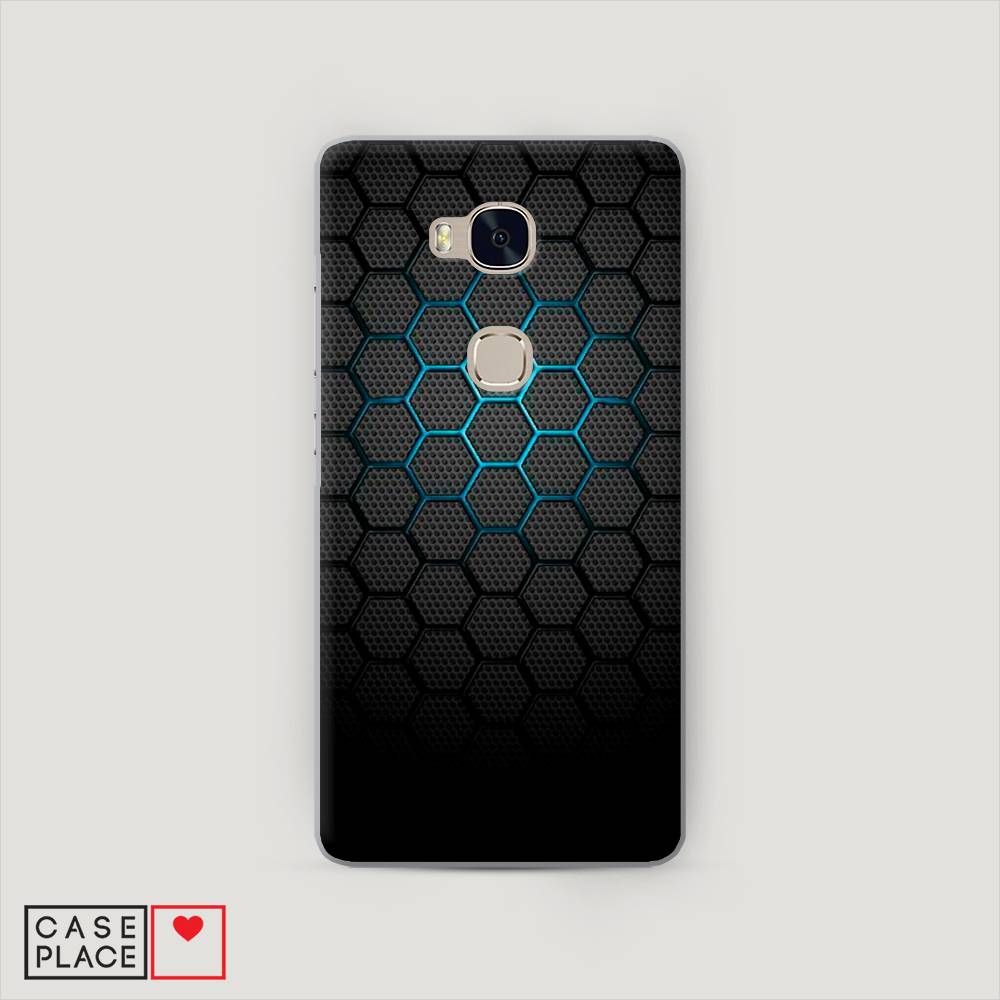 

Чехол Awog "Бирюзовые соты" для Honor 5X, 60540-2