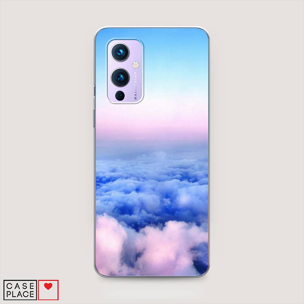 

Чехол Awog на OnePlus 9 (LE2113) / ВанПлас 9 (LE2113) "Облака", Голубой;розовый, 151450-4