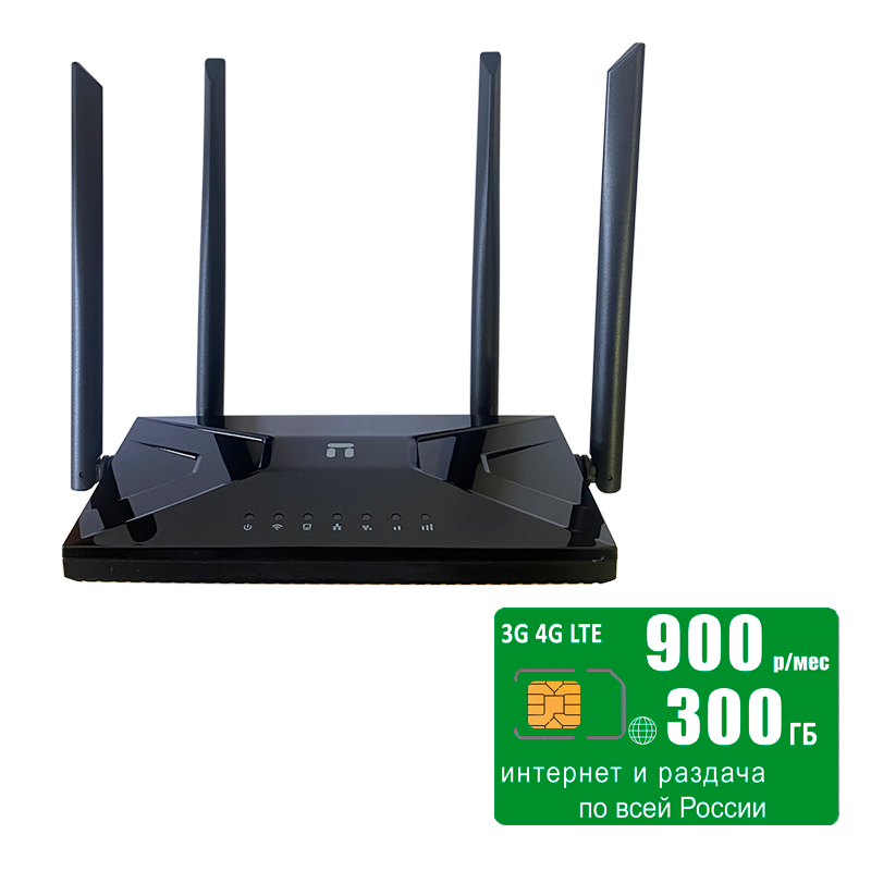 

Wi-Fi роутер с LTE-модулем NETIS MW5360 (komplekt-netis-mega900-SG-sb), MW5360