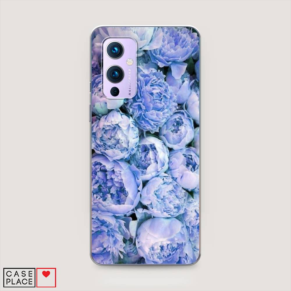 

Чехол Awog на OnePlus 9 (LE2113) / ВанПлас 9 (LE2113) "Пионы голубые", Голубой, 151450-8