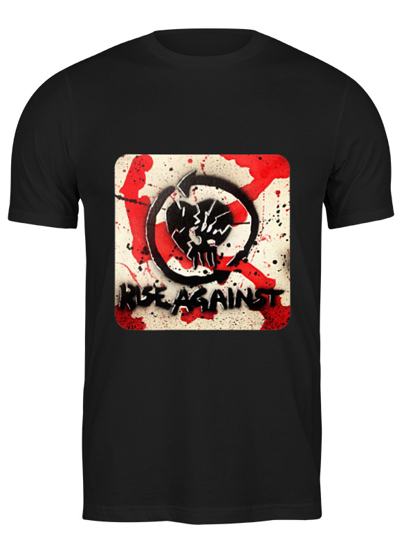 

Футболка мужская Printio Rise against - logo черная 2XL, Черный, Rise against - logo