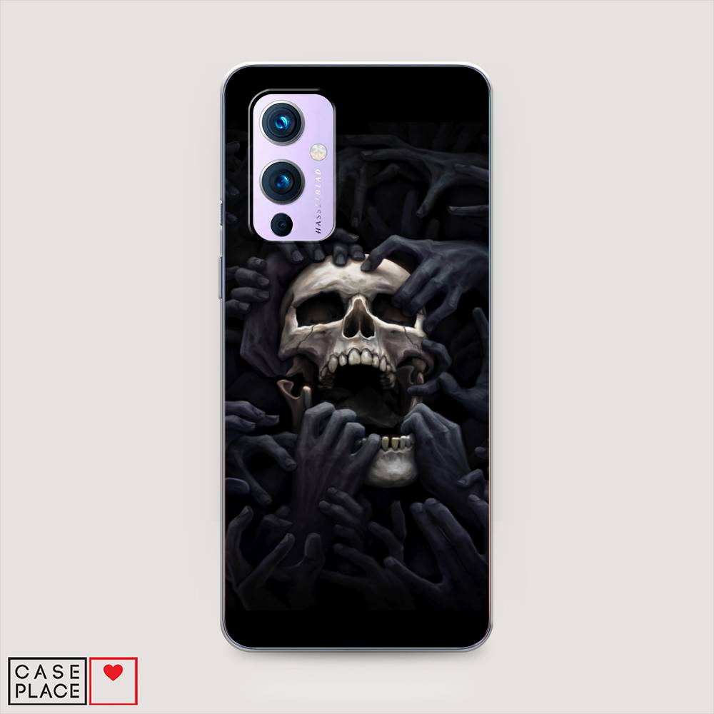

Чехол Awog на OnePlus 9 (LE2113) / ВанПлас 9 (LE2113) "Череп 29", Черный;серый, 151450-9