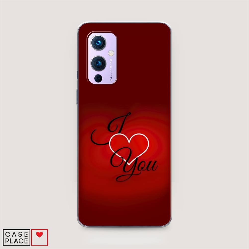 

Чехол Awog на OnePlus 9 (LE2113) / ВанПлас 9 (LE2113) "I love you 3", Красный;черный, 151450-6