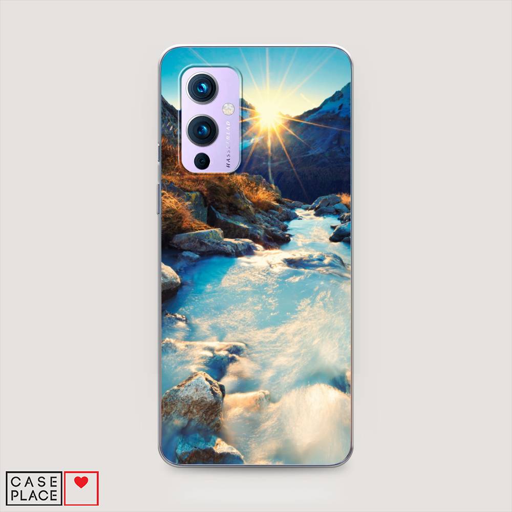 

Чехол Awog на OnePlus 9 (LE2113) / ВанПлас 9 (LE2113) "Восход 7", Коричневый;белый;голубой, 151450-4