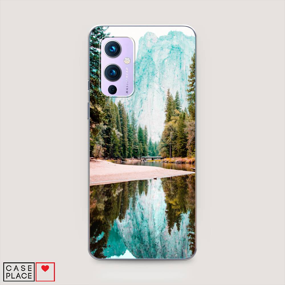

Чехол Awog на OnePlus 9 (LE2113) / ВанПлас 9 (LE2113) "Горы 11", Зеленый;голубой, 151450-4