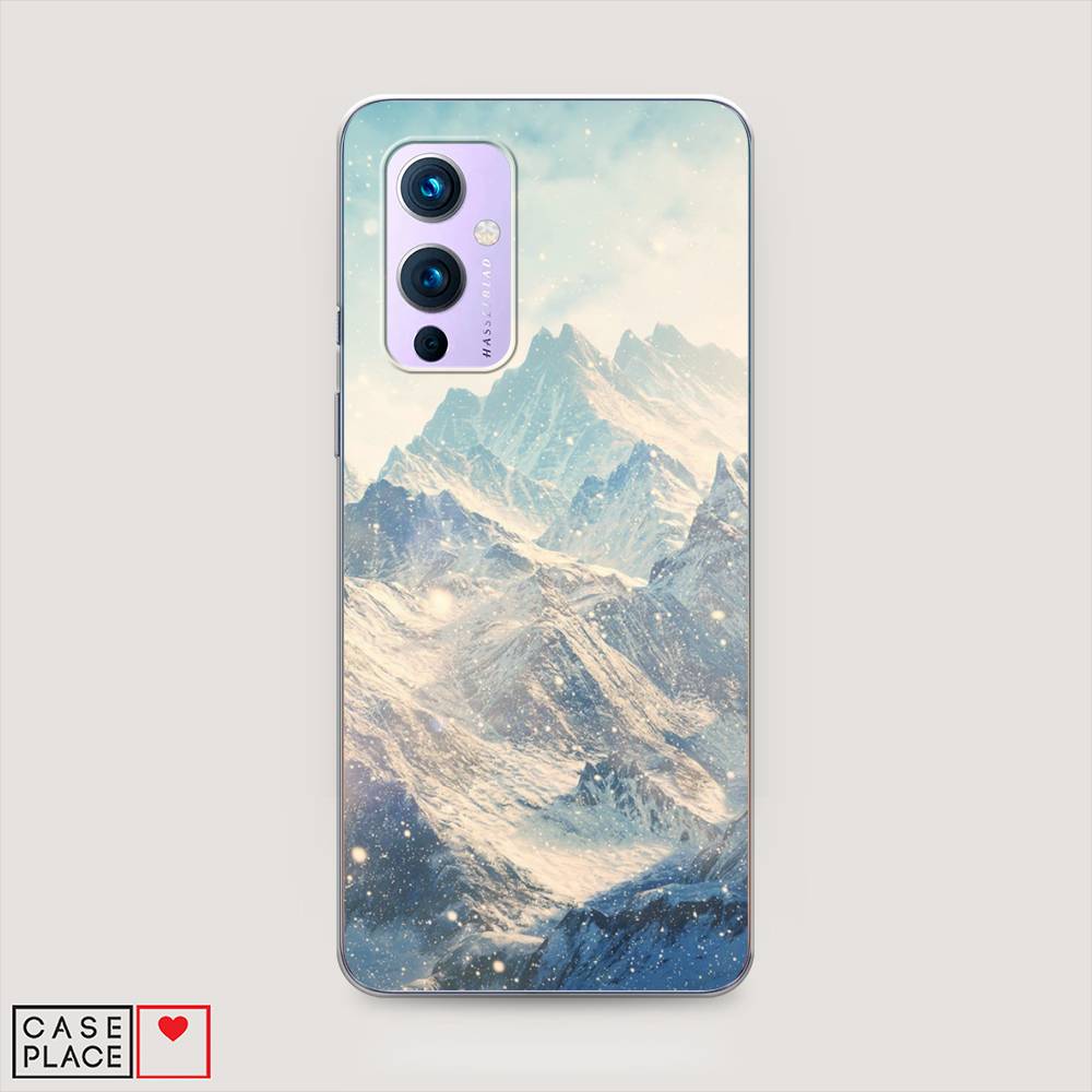 

Чехол Awog на OnePlus 9 (LE2113) / ВанПлас 9 (LE2113) "Горы 4", Голубой, 151450-4