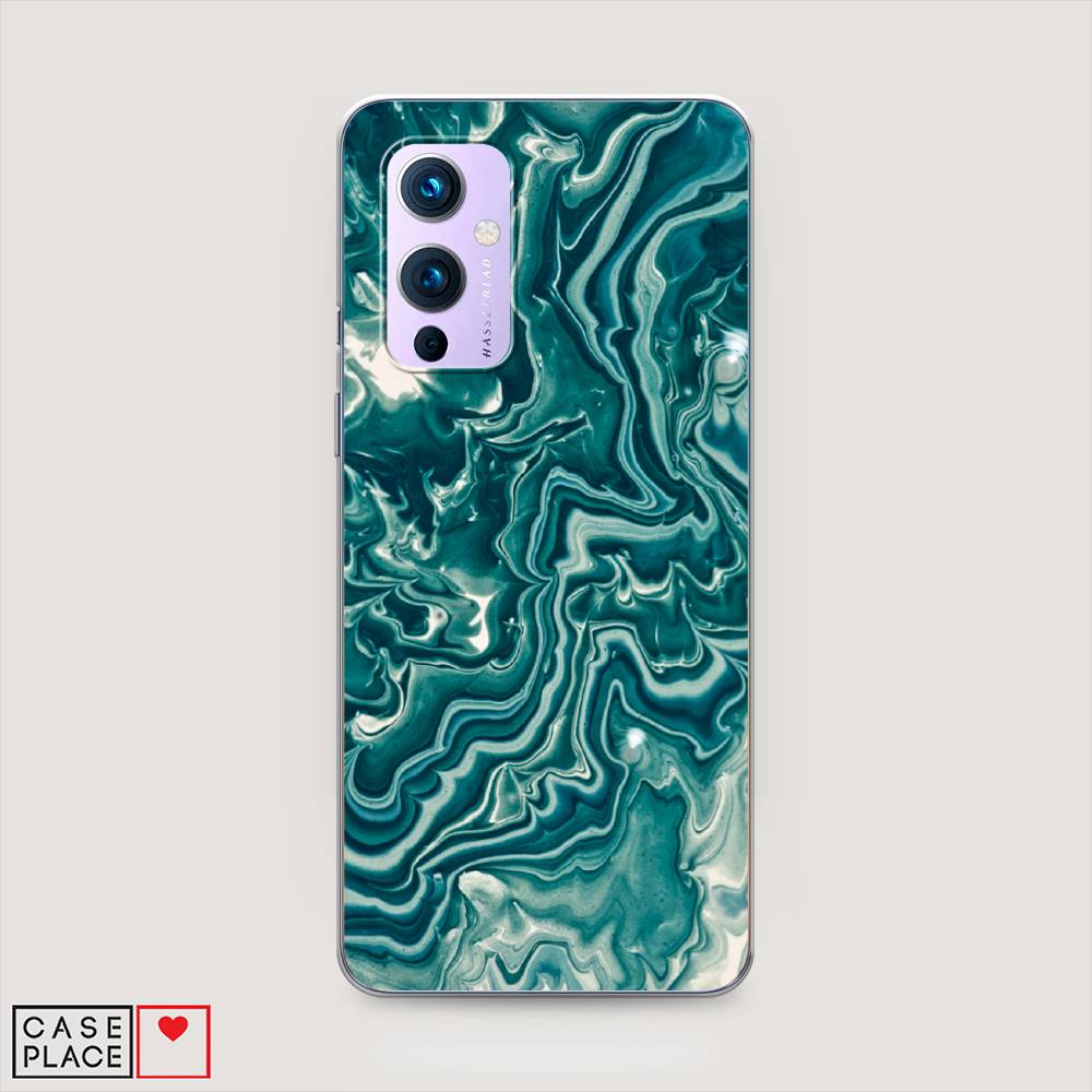 

Чехол Awog на OnePlus 9 (LE2113) / ВанПлас 9 (LE2113) "Минералы 4", Голубой, 151450-3