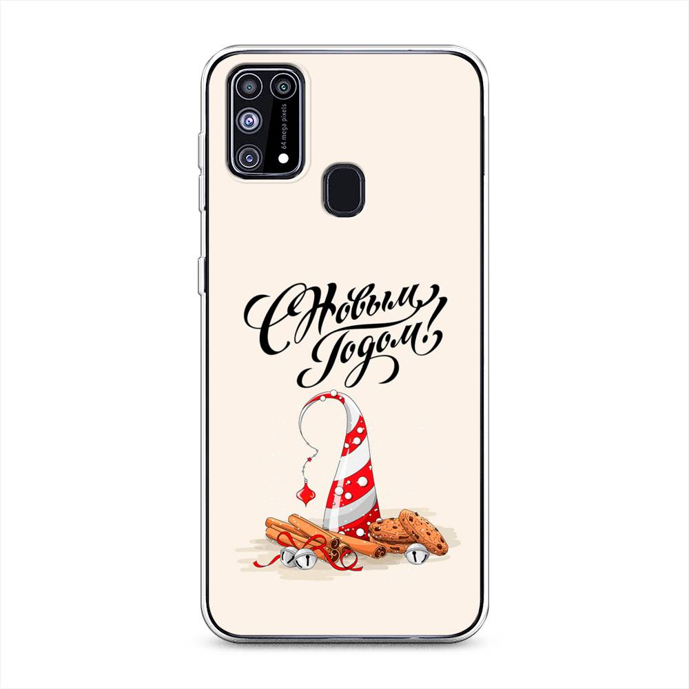 

Чехол на Samsung Galaxy M31 "Подарки на Новый Год", Бежевый;красный;черный, 2100750-5