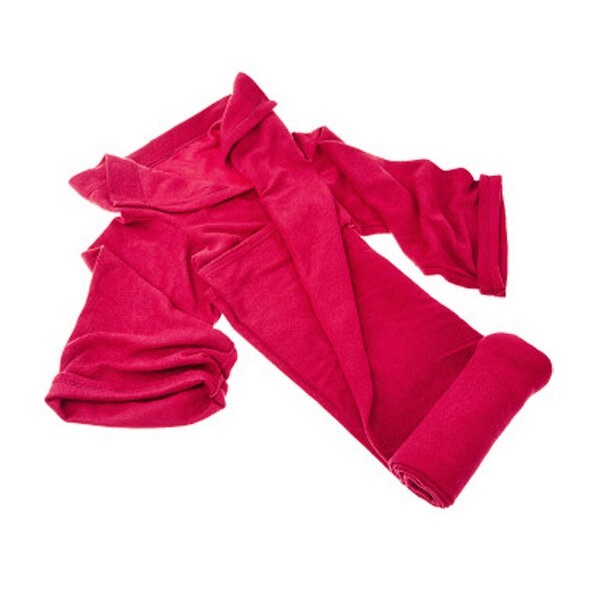 фото Одеяло-плед с рукавами snuggie (снагги) (цвет: бордовый ) nobrand