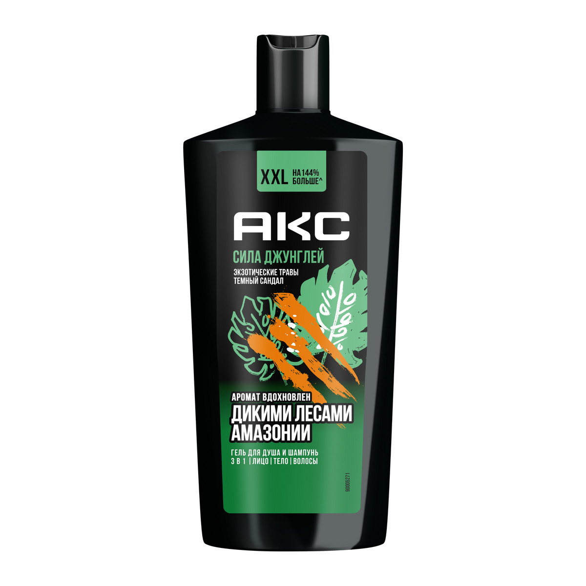 

Шампунь и гель для душа Axe Сила джунглей увлаж, экзотические травы, тёмный сандал, 610 мл, Шампунь и гель для душа Axe