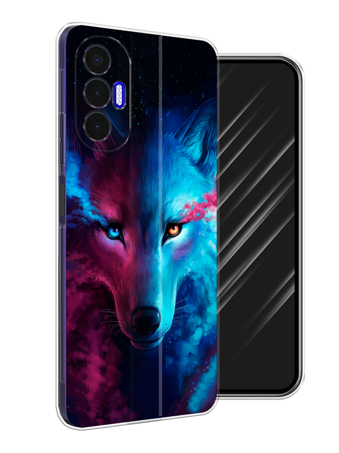 

Чехол Awog на Tecno Pova 3 "Волшебный волк", Разноцветный, 301550-1