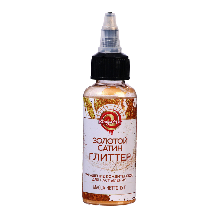 

Глиттер-распылитель КондиМир сатиновое золото размер <15, 15 г